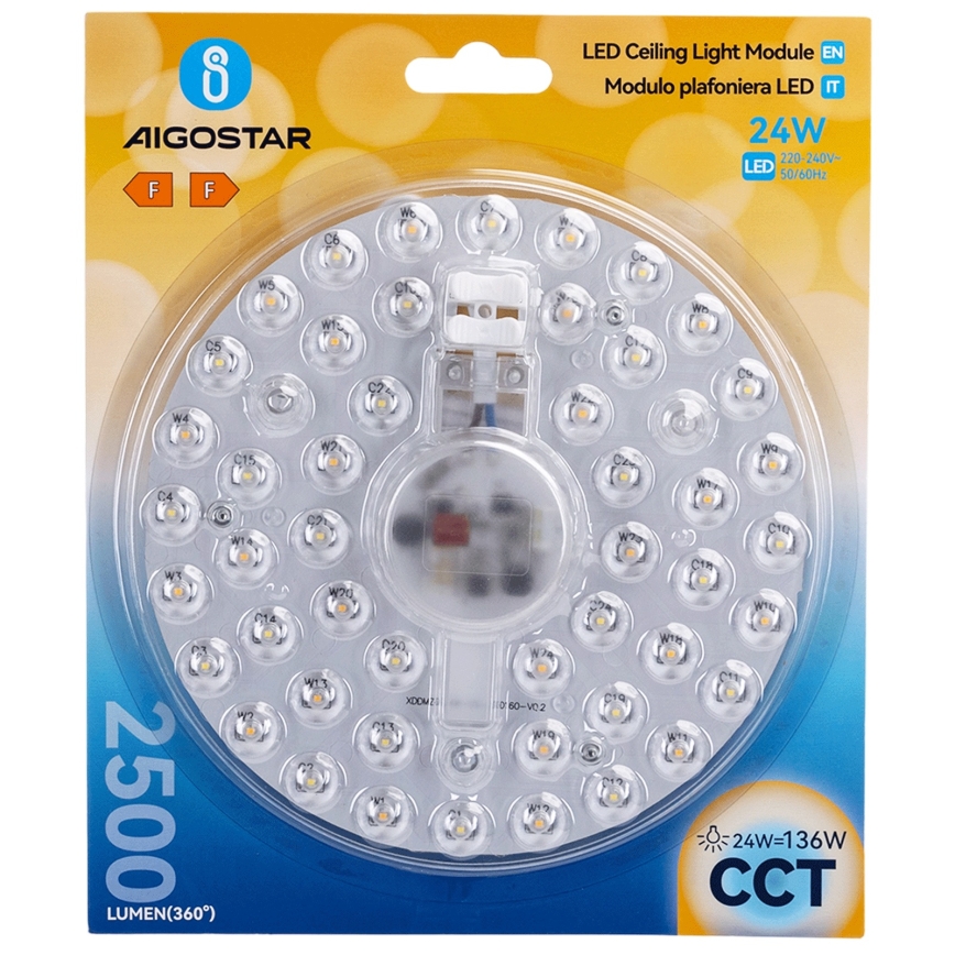 Aigostar - LED Magnetmodul LED/24W/230V 3000/4000/6500K