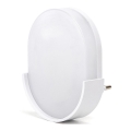 Aigostar - LED-Nachtlicht mit Sensor LED/1W/230V 6500K oval