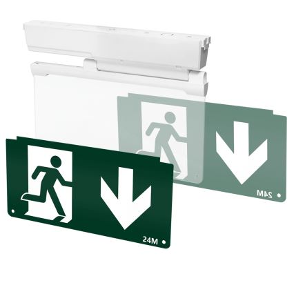 Aigostar - LED-Notleuchte EMERGENCY EXIT LED/3,6W/230V 6500K 500mAh
