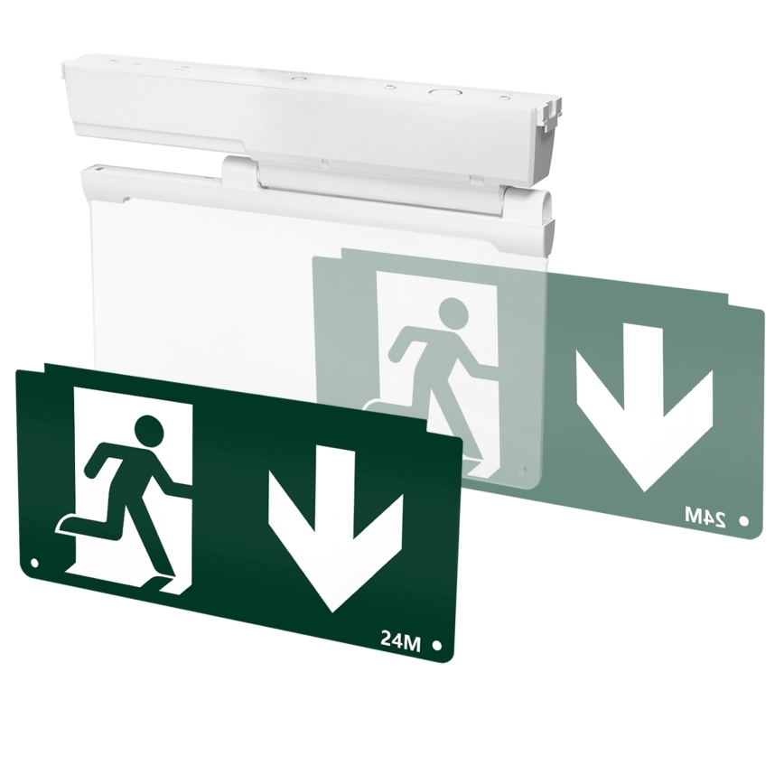 Aigostar - LED-Notleuchte EMERGENCY EXIT LED/3,6W/230V 6500K 500mAh