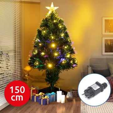 Aigostar - LED Outdoor Weihnachtsbaum LED/6W/230V 150 cm IP44 warmweiβ