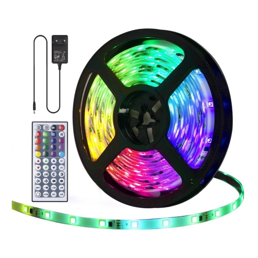 Aigostar - LED RGB Dimmbare Außenleiste 5m LED/24W/12/230V IP65