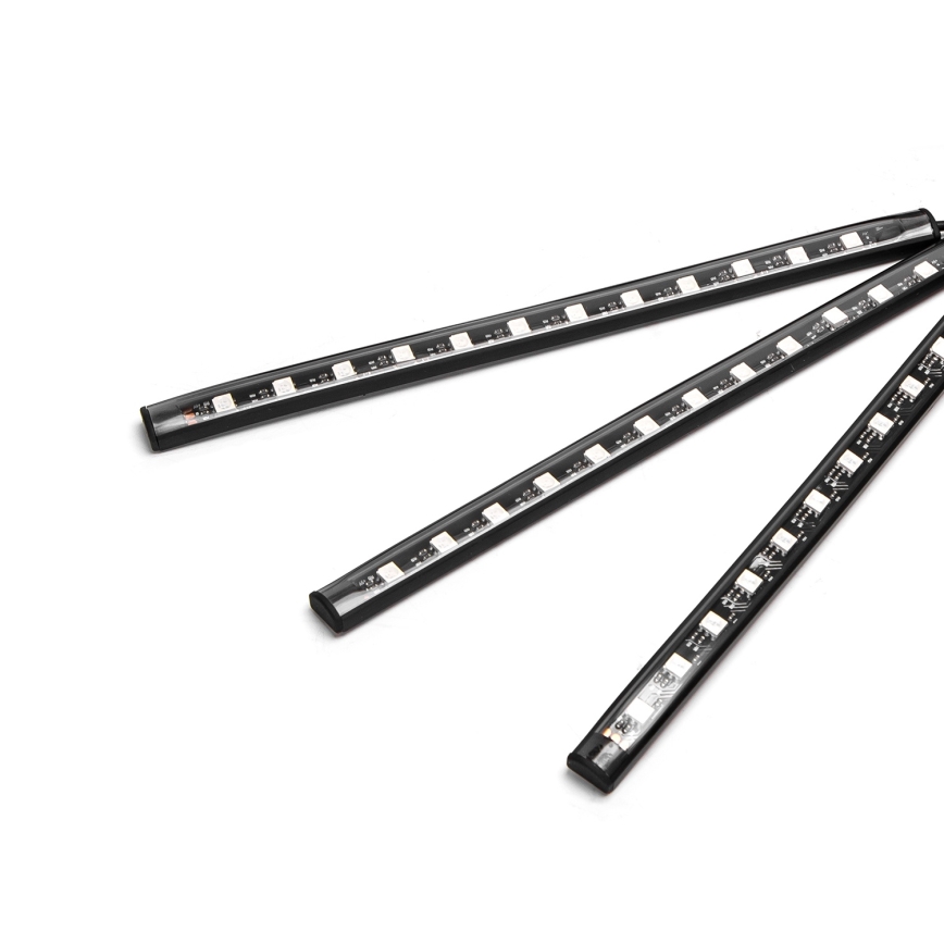 Aigostar - LED RGB dimmbare Streifen fürs Auto LED/4,5W/5V + Fernbedienung