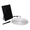 Aigostar - LED RGB dimmbarer Solar-LED-Streifen LED/20W/3,2V 20 m IP65 20000 mAh + Fernbedienung