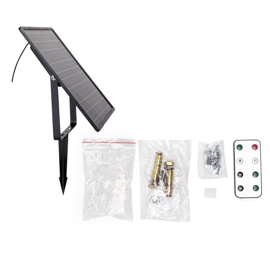 Aigostar - LED RGB dimmbarer Solar-LED-Streifen LED/20W/3,2V 20 m IP65 20000 mAh + Fernbedienung