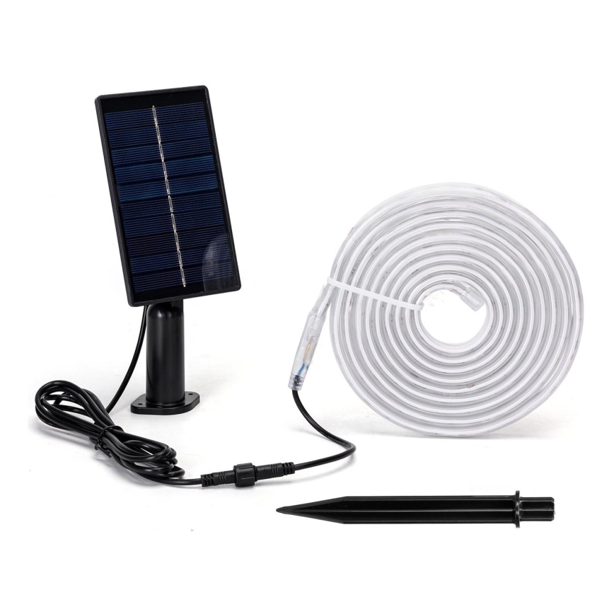 Aigostar - LED RGB Dimmbarer Solarstreifen LED/1,6W/3,2V 5 m IP65 1800 mAh + Fernbedienung