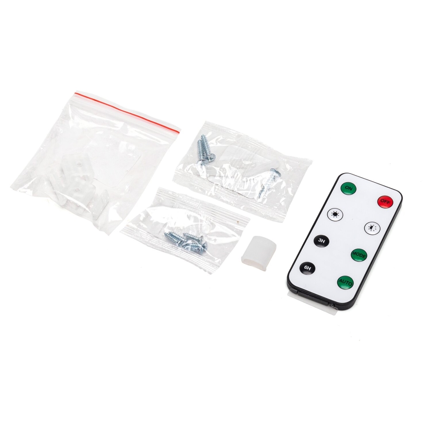 Aigostar - LED RGB Dimmbarer Solarstreifen LED/1,6W/3,2V 5 m IP65 1800 mAh + Fernbedienung