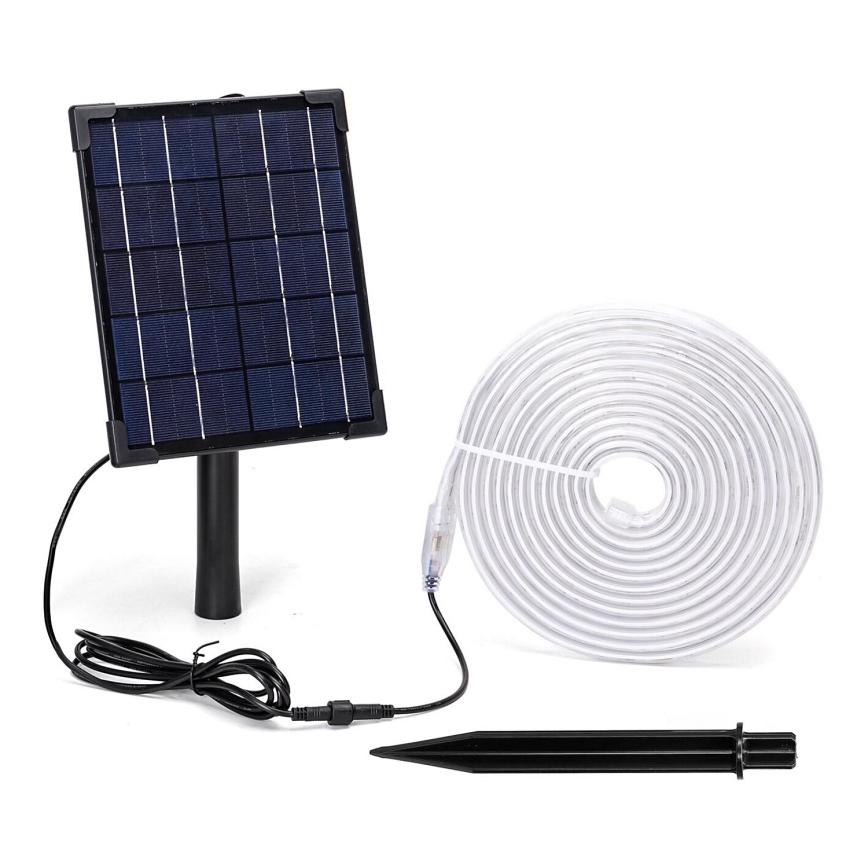 Aigostar - LED RGB Dimmbarer Solarstreifen LED/5W/3,2V 5+2m IP65 4000 mAh + Fernbedienung