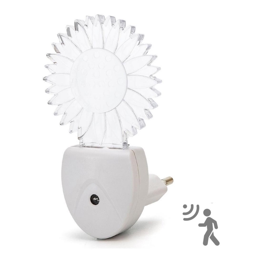 Aigostar - LED RGB Nachtlicht mit Sensor LED/0,5W/230V Sonne