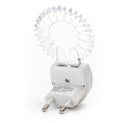 Aigostar - LED RGB Nachtlicht mit Sensor LED/0,5W/230V Sonne