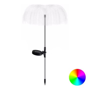 Aigostar - LED RGB Solar-Dekorationslampe LED/0,03W/1,2V 300 mAh 70cm IP44