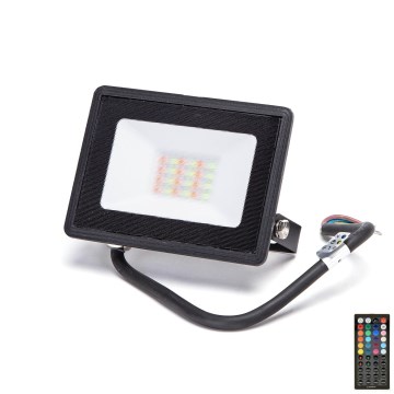 Aigostar - LED-RGB-Strahler LED/20W/230V IP65 + Fernbedienung