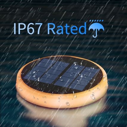 Aigostar - LED RGBIC Solarleuchte LED/0,6W/3,7V IP65