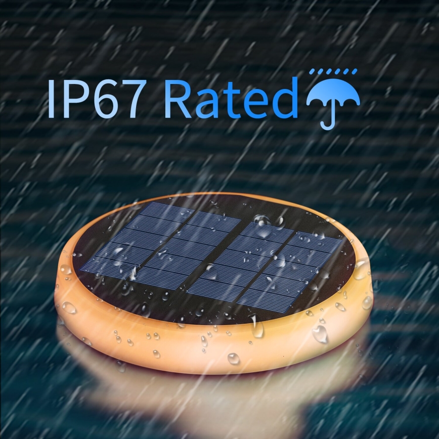 Aigostar - LED RGBIC Solarleuchte LED/0,6W/3,7V IP65