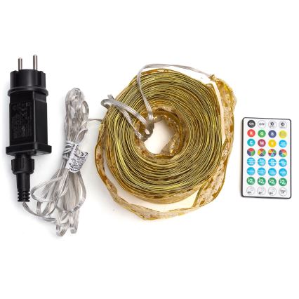 Aigostar - LED RGBICW Smart Outdoor-Lichterkette MESH 100 LEDs 10 m IP44 + Fernbedienung