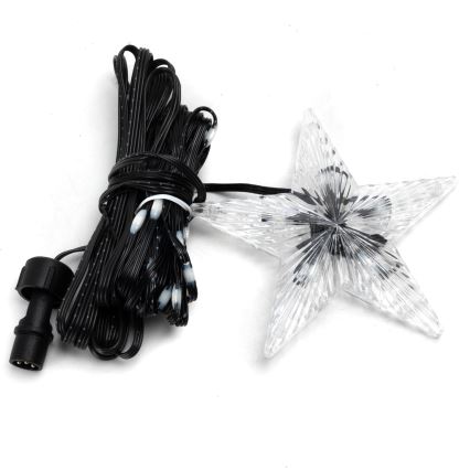 Aigostar - LED RGBICW Outdoor-Weihnachts-Lichterkette 50 LEDs 5 m IP44 + Fernbedienung