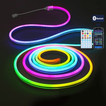 Aigostar - LED RGBICW Außen-Weihnachtslichterkette 90xLED 3m IP44 + Fernbedienung