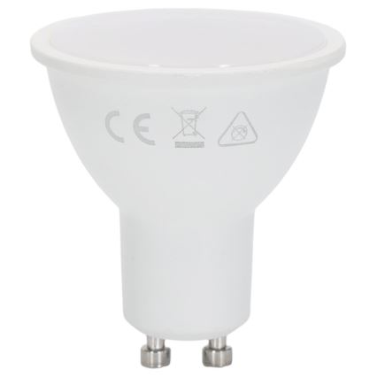 Aigostar - LED RGBW dimmbares GU10-Leuchtmittel, 4,8 W / 230 V, 3000 K + Fernbedienung