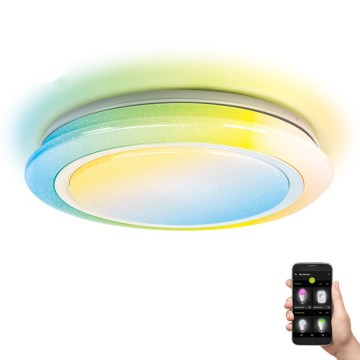 Aigostar - LED RGBW dimmbare Badezimmerleuchte LED/39W/230V 50 cm Wi-Fi IP44