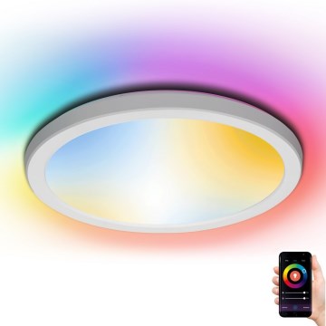 Aigostar - LED RGBW dimmbare Deckenleuchte LED/25W/230V 2700-6500K Wi-Fi
