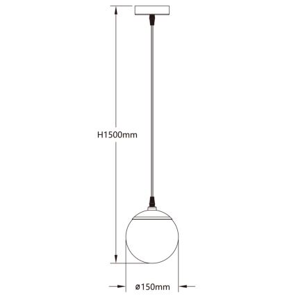 Aigostar - LED RGBW Dimmbare Hängeleuchte MESH LED/8W/230V 2700-6500K weiß + Fernbedienung
