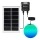 Aigostar - LED RGBW Dimmbare Solar-Hängeleuchte MESH LED/20W/3,7V 4000 mAh 2700K-6500K IP65 d 20 cm