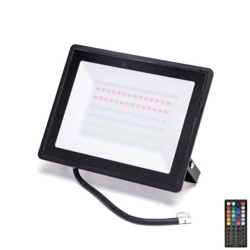Aigostar - LED RGBW dimmbarer Fluter LED/50W/230V IP65 + Fernbedienung