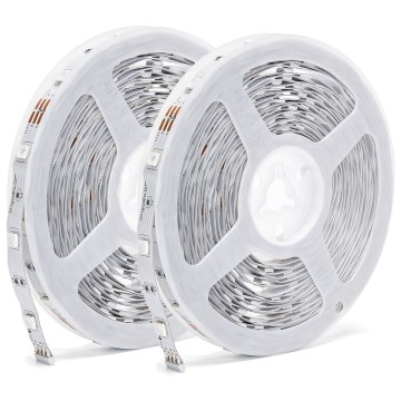 Aigostar - LED RGBW dimmbarer LED-Streifen/48W/12V 2x7,5 m Wi-Fi