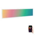 Aigostar - LED RGBW dimmbares Einbau-LED-Panel MESH LED/36W/230V 2700-6500K 120x30 cm