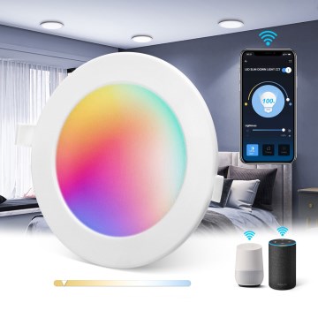 Aigostar - LED RGBW dimmbares Einbauleuchte MESH LED/15W/230V 2700-6500K Ø 17 cm