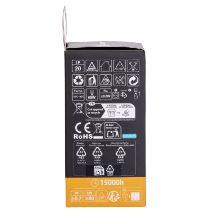 Aigostar - Dimmbares LED-RGBW-Leuchtmittel A60 E27/10W/230V 3000K + Fernbedienung