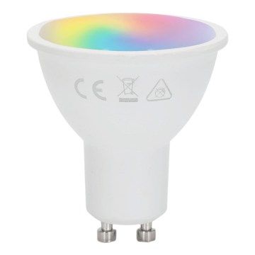 Aigostar - LED RGBW-Leuchtmittel GU10/4,8W/230V 3000K + Fernbedienung