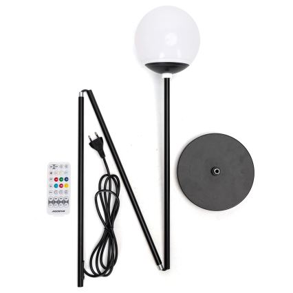 Aigostar - Dimmbare LED RGBW-Stehleuchte MESH LED/8W/230V + Fernbedienung