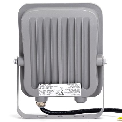 Aigostar - Dimmbarer LED-RGBW-Fluter MESH Smart LED/20W/230V 6500K IP65 + Fernbedienung