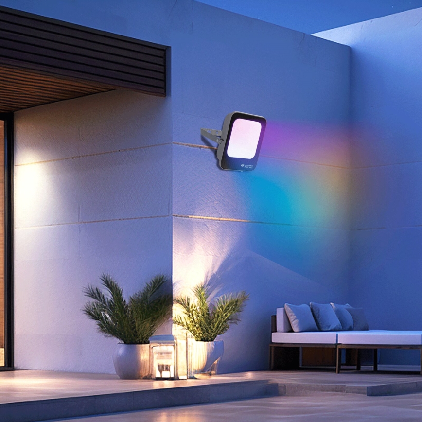 Aigostar - Dimmbarer LED-RGBW-Fluter MESH Smart LED/30W/230V 6500K IP65 + Fernbedienung