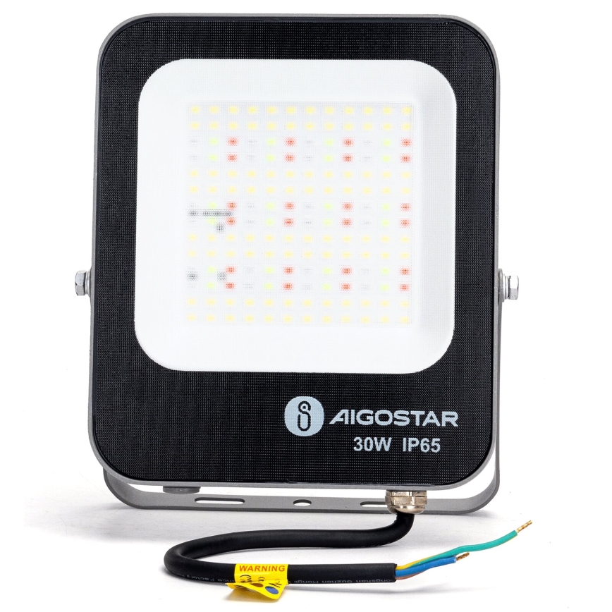 Aigostar - Dimmbarer LED-RGBW-Fluter MESH Smart LED/30W/230V 6500K IP65 + Fernbedienung