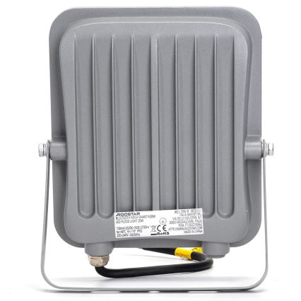 Aigostar - Dimmbarer LED-RGBW-Fluter MESH Smart LED/30W/230V 6500K IP65 + Fernbedienung