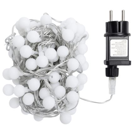 Aigostar - Dekorative LED-Außen-Lichterkette, 100 LEDs / 8 Funktionen, 10 m, IP44, mehrfarbig