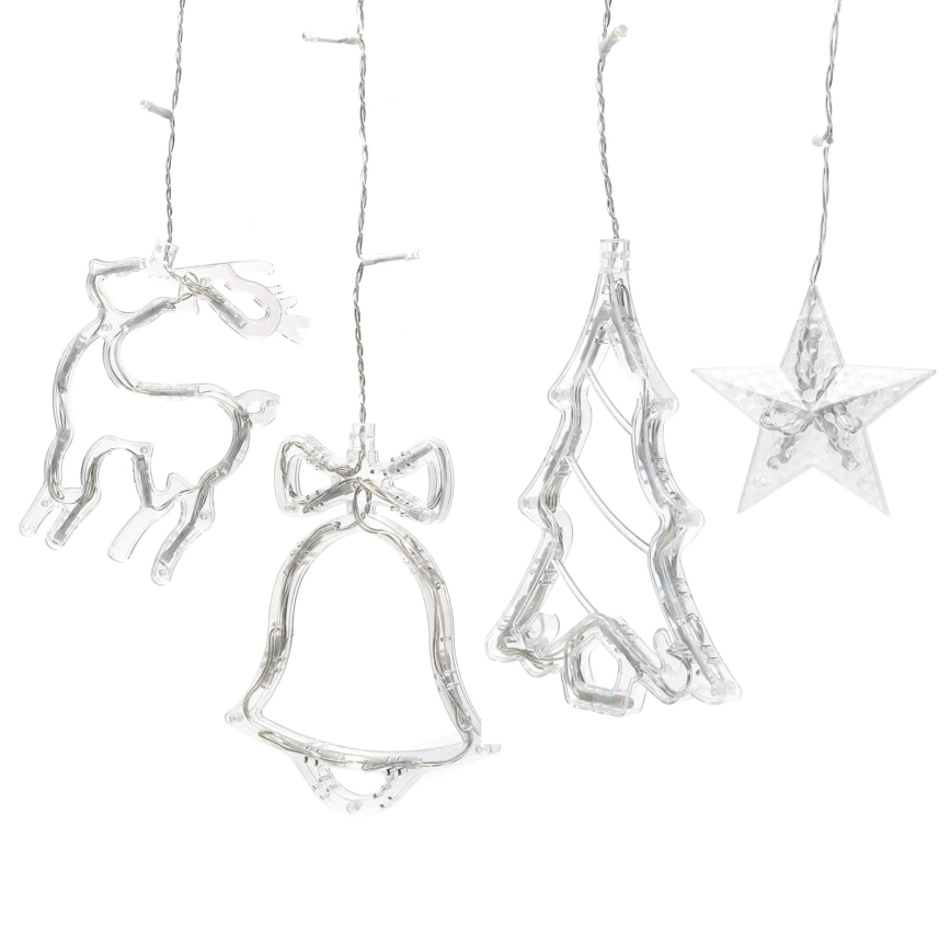 Aigostar - LED RGBY Außen-Lichterkette 120xLED/8 Funktionen 3x0,6m IP44 mehrfarbig + Fernbedienung