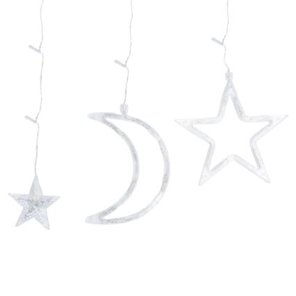 Aigostar - LED RGBY Außen-Weihnachtslichterkette 120xLED/8 Funktionen 3x0,6m IP44 mehrfarbig + Fernbedienung