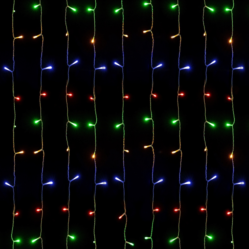 Aigostar - LED Außen-Weihnachtslichterkette 234xLED/ 1,2x1,8 m IP44 mehrfarbig