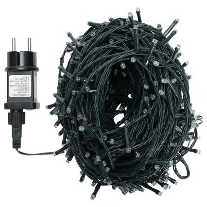 Aigostar - LED-Außen-Weihnachtslichterkette 500 LEDs/8 Funktionen 50 m IP44 mehrfarbig