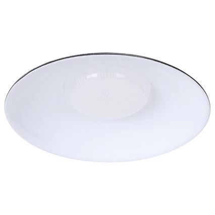 Aigostar - LED-Solarleuchte mit Sensor 2x LED/70 W/12 V 12000 mAh 6500 K IP65 Ø 23,5 cm + Fernbedienung