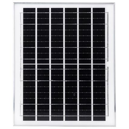 Aigostar - LED-Solarleuchte mit Sensor 2x LED/70 W/12 V 12000 mAh 6500 K IP65 Ø 23,5 cm + Fernbedienung