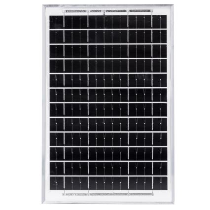 Aigostar - LED-Solarleuchte mit Sensor 2xLED / 35 W / 12 V / 6000 mAh / 6500 K / IP65 Ø 15 cm + Fernbedienung