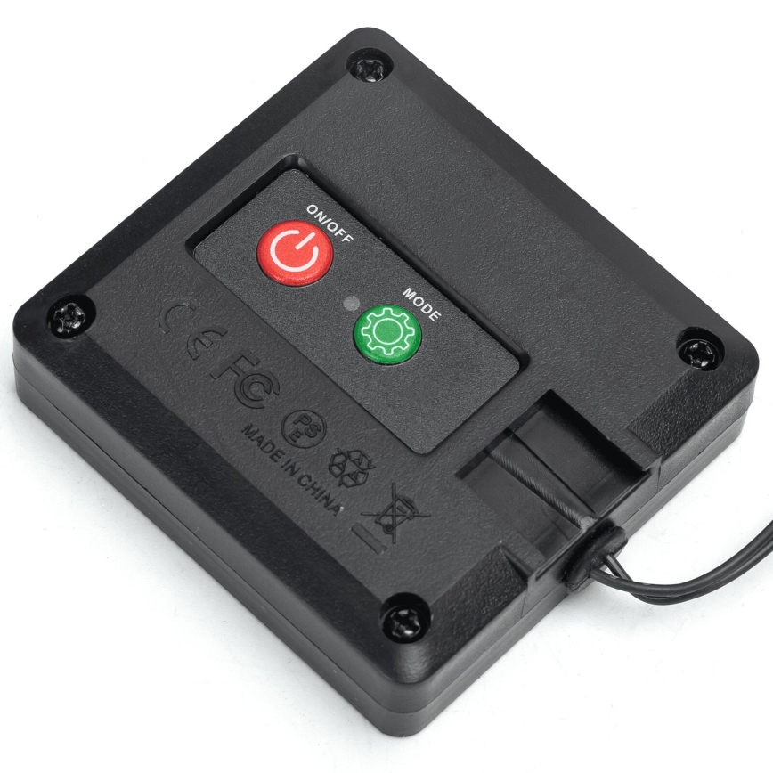 Aigostar - LED Solar-Lichterkette 102xLED/2x0,7m IP65 300 mAh warmweiß Eukalyptus