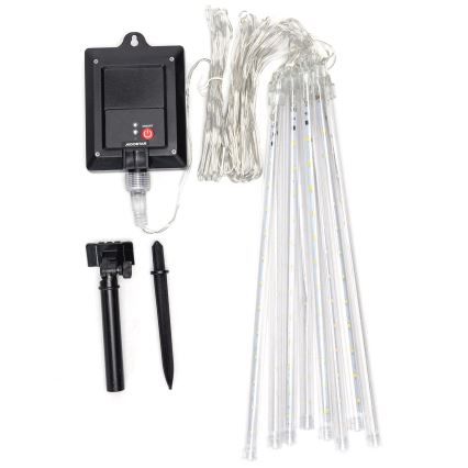 Aigostar - LED Solar-Weihnachtslichterkette 192xLED/8m IP65 1200 mAh mehrfarbig