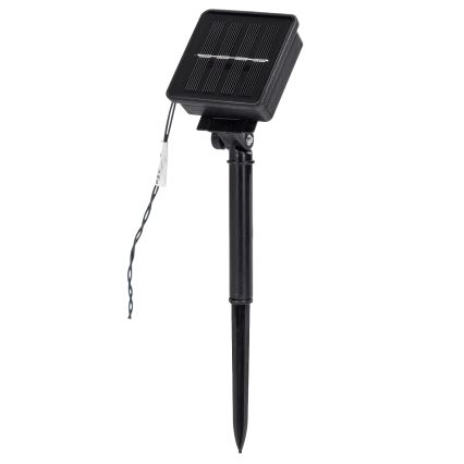 Aigostar - LED-Solar-Lichterkette 200 LEDs / 8 Funktionen, 22 m, IP65, mehrfarbig, 800 mAh