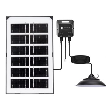 Aigostar - LED Solar-Lüster LED/35W/12V 3000 mAh 6500K IP65 Ø 15 cm + Fernbedienung
