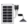 Aigostar - LED Solar-Lüster LED/35W/12V 3000 mAh 6500K IP65 Ø 15 cm + Fernbedienung